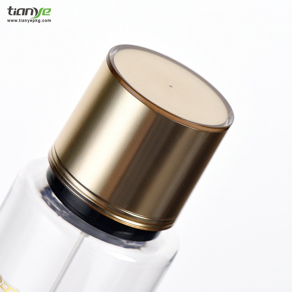 Handy Beautiful 250ml Pet Cylinder Perfume Moisturizer Crimped Neck Sprayer Cosmetic Packaging Bottle