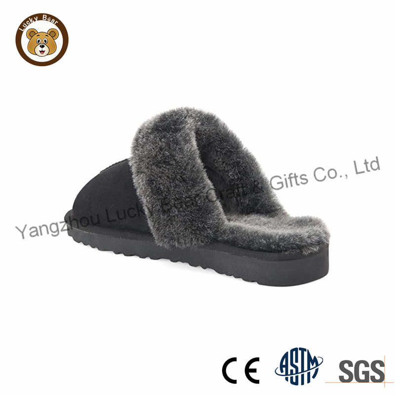 Professional Manufacturer OEM ODM Sheepskin Fur Slippers Women Men Winter Wool Shoes