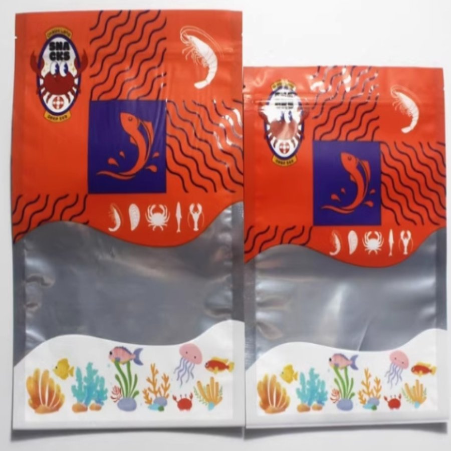 New Version of Seafood Dry Goods, Sea Rice Zipper Bags