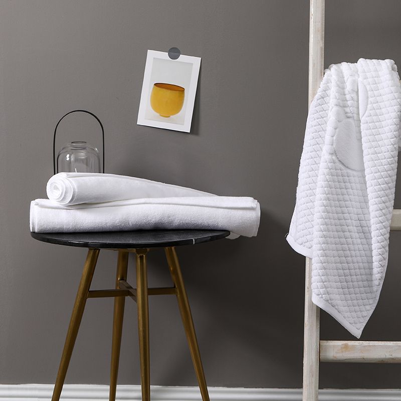 5 Star Hotel Bathroom Feet Jacquard Cotton Bath Mat