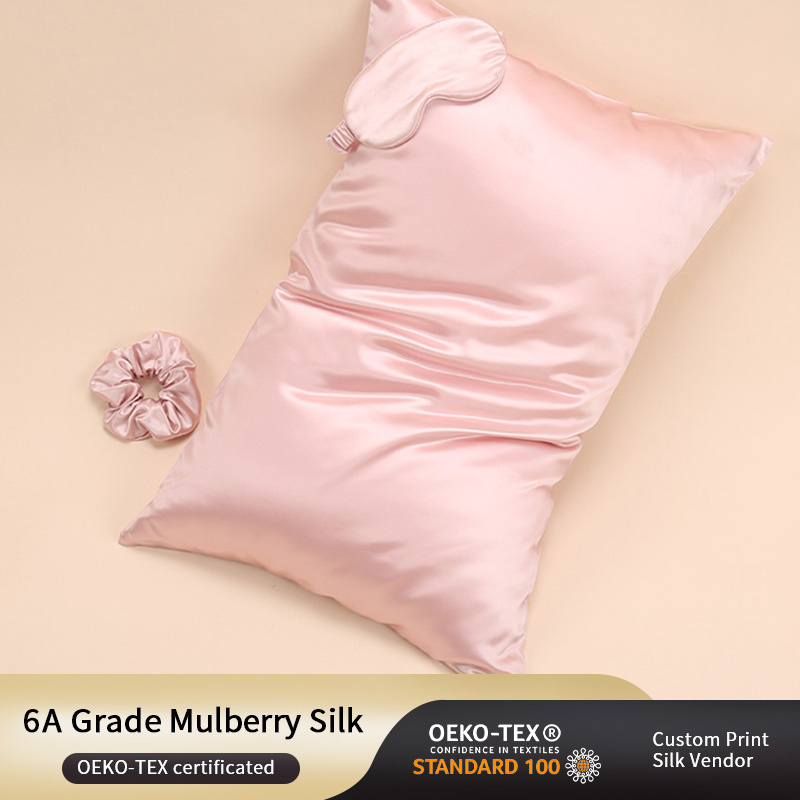 King-Size Real Silk Pillowcase for Large Pillows