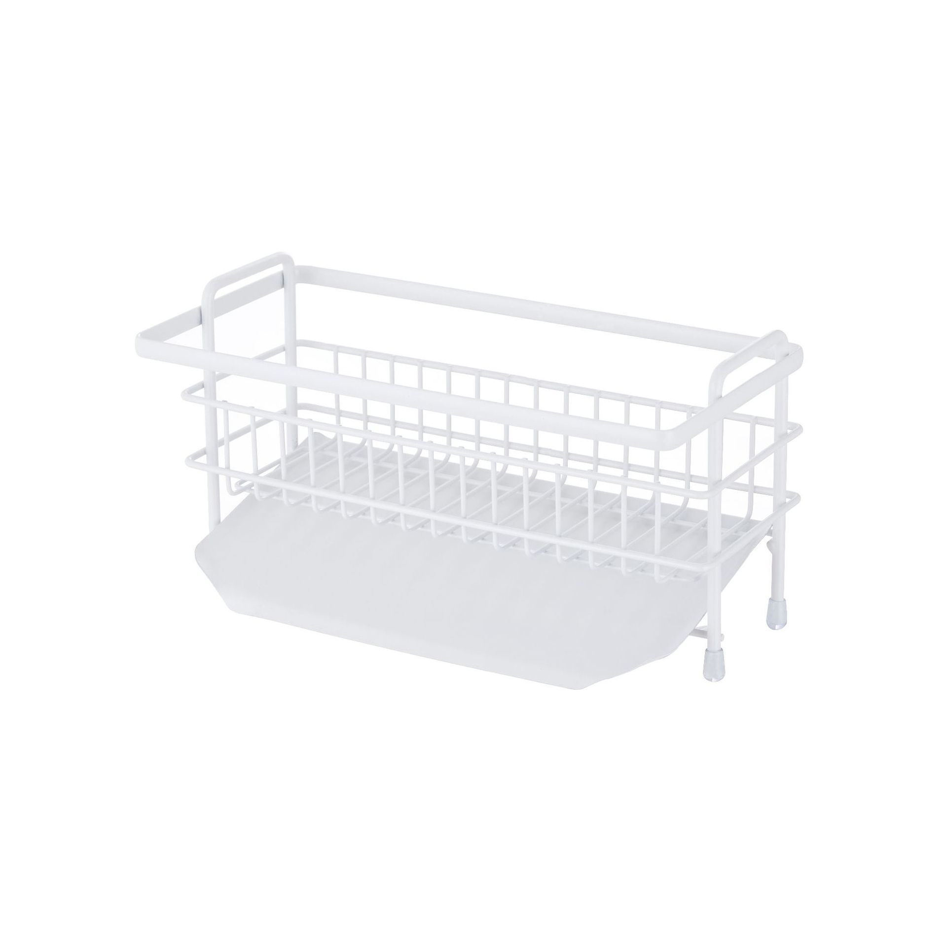 PRO Dish Sponge Drainer Crafted Stainless Steel Shelf Kitchen Sink Countertop Organizer for Kitchen