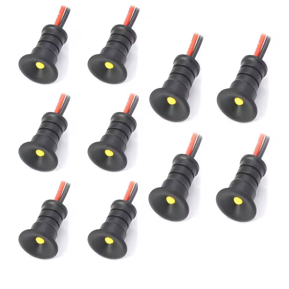 Indoor Ip65 Spot Light 0.5w 12v 10pcs Cutout 10mm Mini Led Waterproof Recessed Downlight Ceiling Light Small Cabinet Light