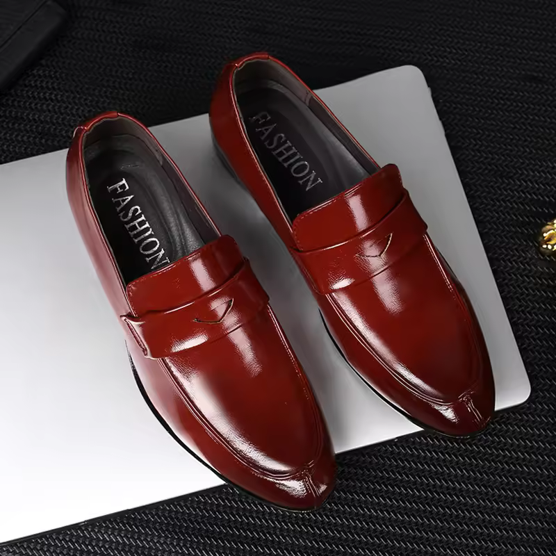 Wholesale Factory Good Quality Luxury Formal Mens Pu Leather Dress Loafers Shoes For Men