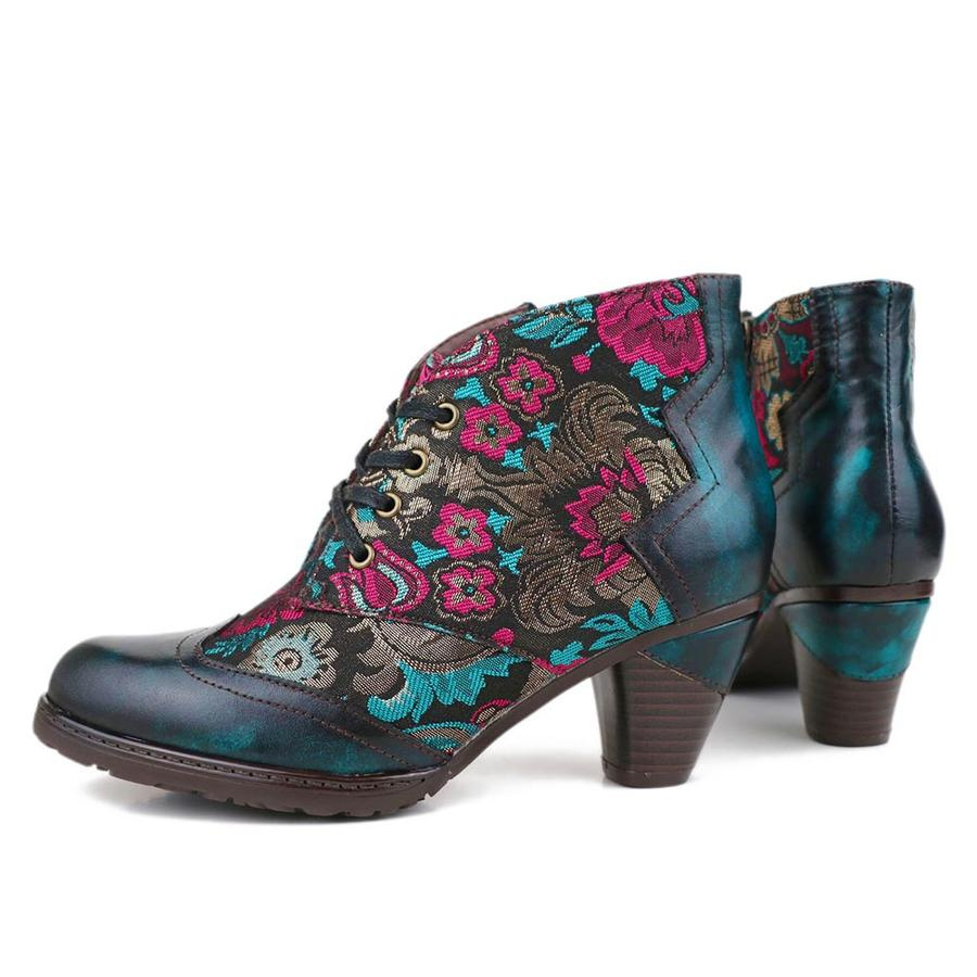 Factory Price Winter and Autumn Shoes Embroidery Bohemian Women Boots