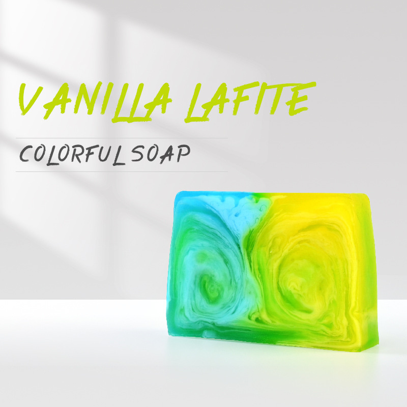 Beauty Cosmetics Skin Care Cleansing Oil Control Vanilla Lafite Colorful Soap