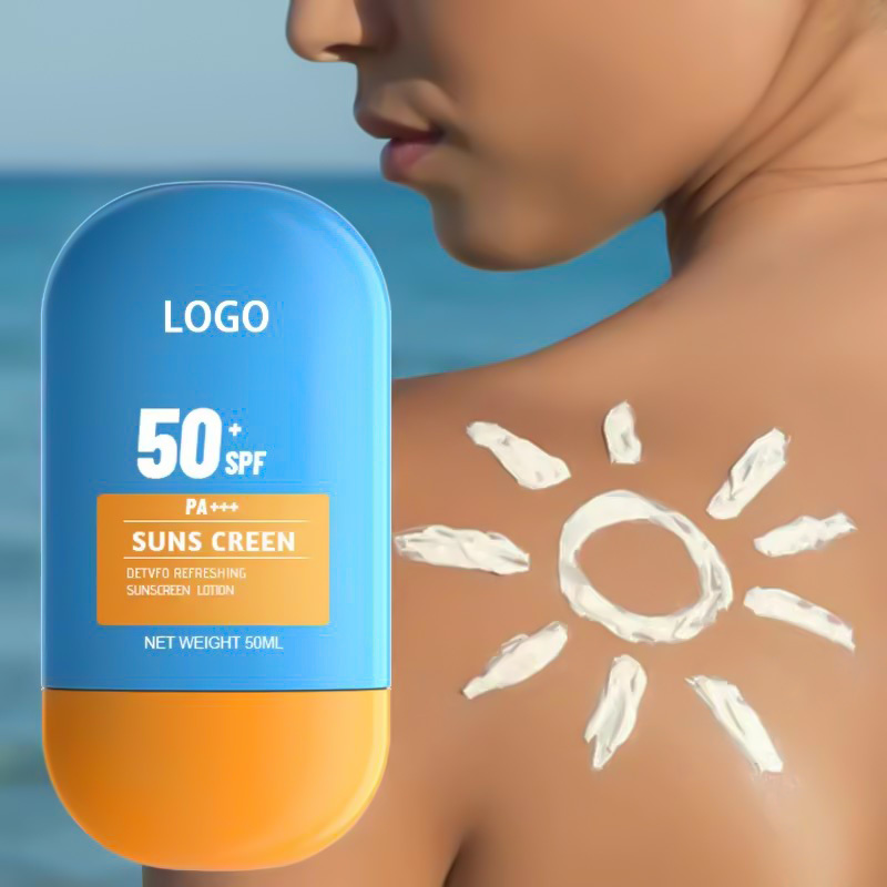 Wholesale Sunscreen SPF 50 Organic Waterproof Moisturizer UV Protection High Multiples Lasting Sunscreen