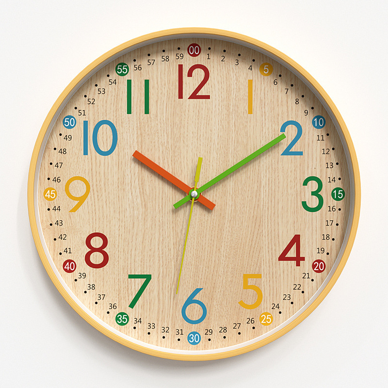 Geometric Art Wall Clock Black Gold Toned Modern Decor Wall Clock