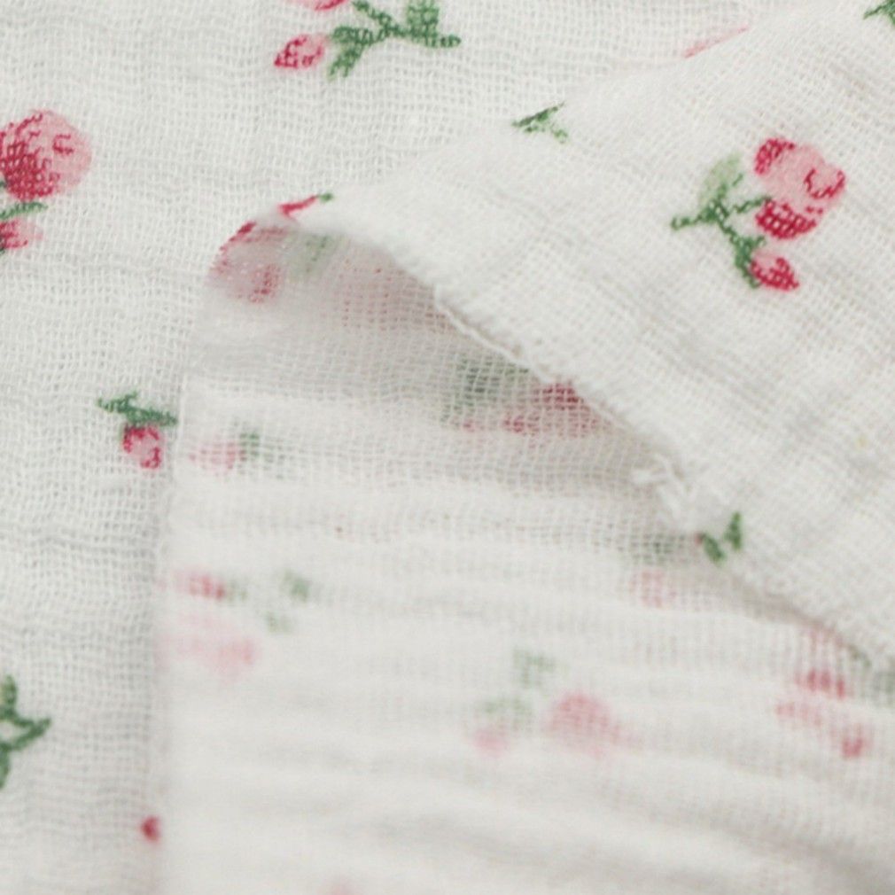Wholesale Muslin Fabric in Rolls 100% Cotton Double Gauze Muslin Crinkle Print Fabric for Garments and Swaddles
