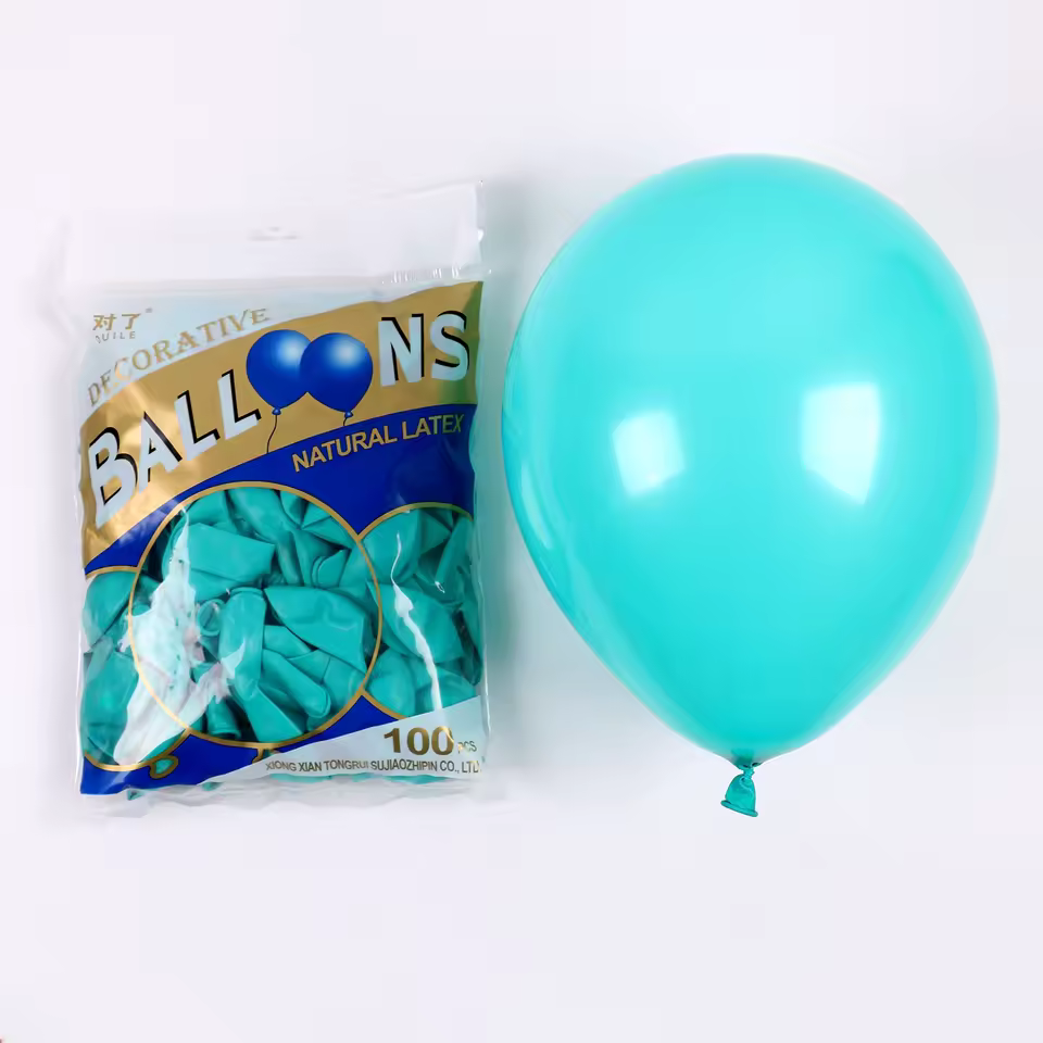 100pcs Standard Matte Latex Balloon Wholesale Cheap China Round Shape Natural Latex Balloons