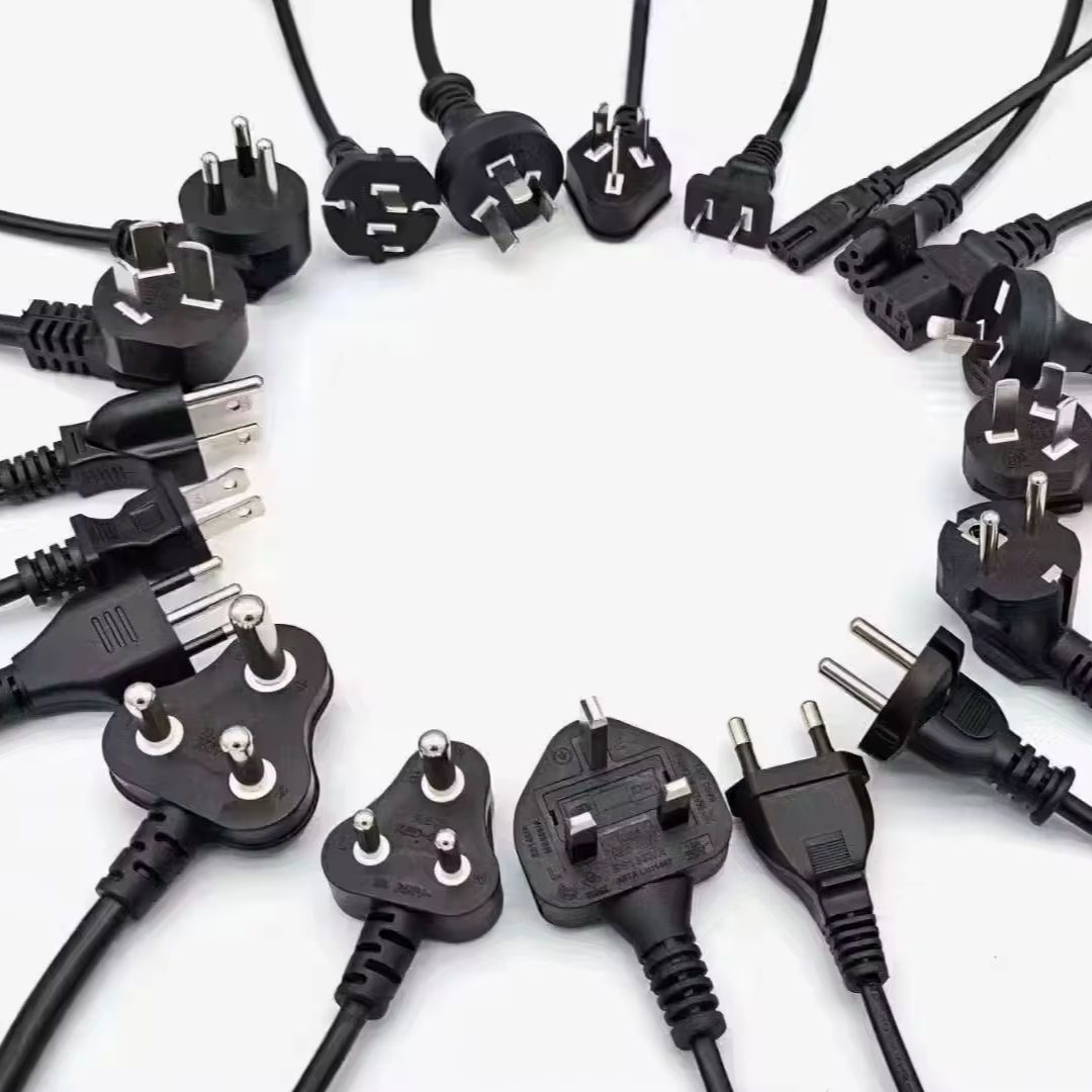 Power Plug IEC C7 C13 Connector Flexible Power Cord 3pin 2pin EU USA UK PSE Au Home Appliance AC Laptop Extension Cable