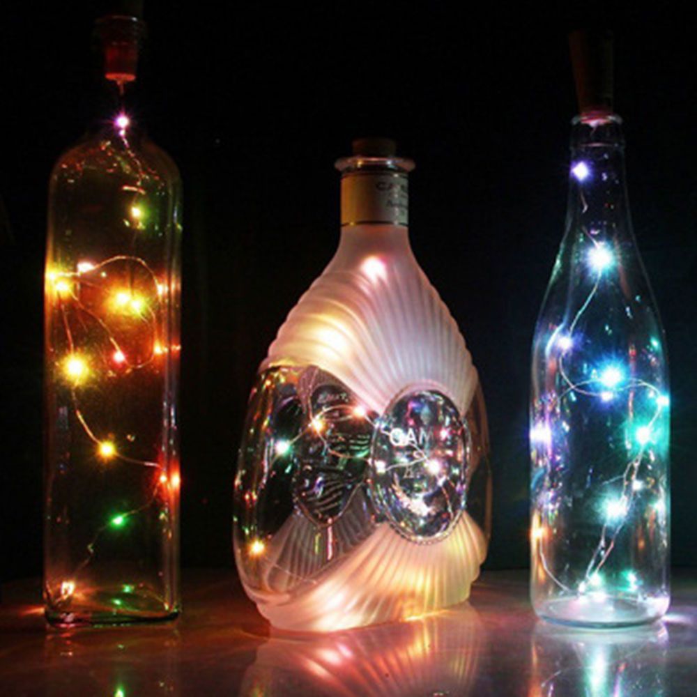20LED Chic Cork Shaped Night Light Starry Light Wine Bottle Lamp
