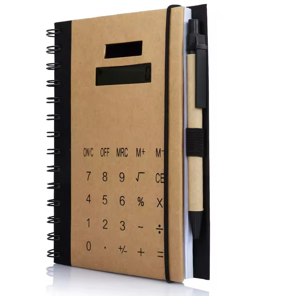 Iso9001 Bsci Factory Audited Smart Notebook Calculator Pen Customized Private Label Logo Promotion Gifts For School Kids