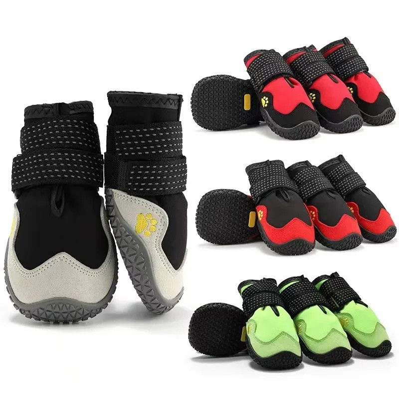 Dog Booties Puppy Booties for Outdoor Waterproof Dog Shoes Paw Protector for Summer Hot Pavement Winter Snowy Day Outdoor