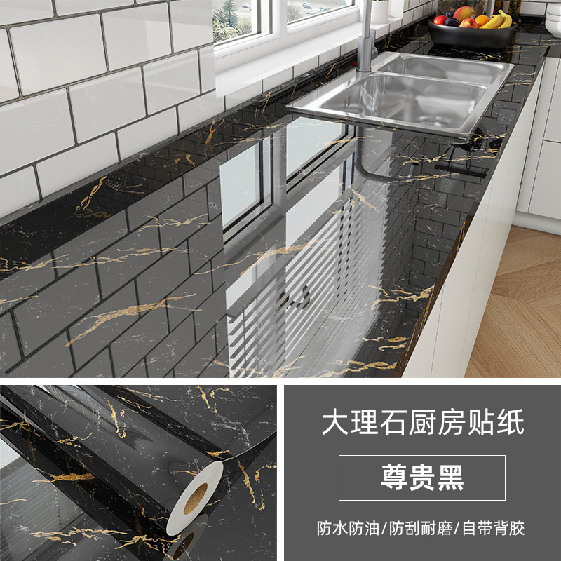Factory Price Hot Selling Interior Wall Decoration PVC Self Adhesive Wallpaper Home Decor Construction & Decoration for Kitchen Restaurant Hotel Table
