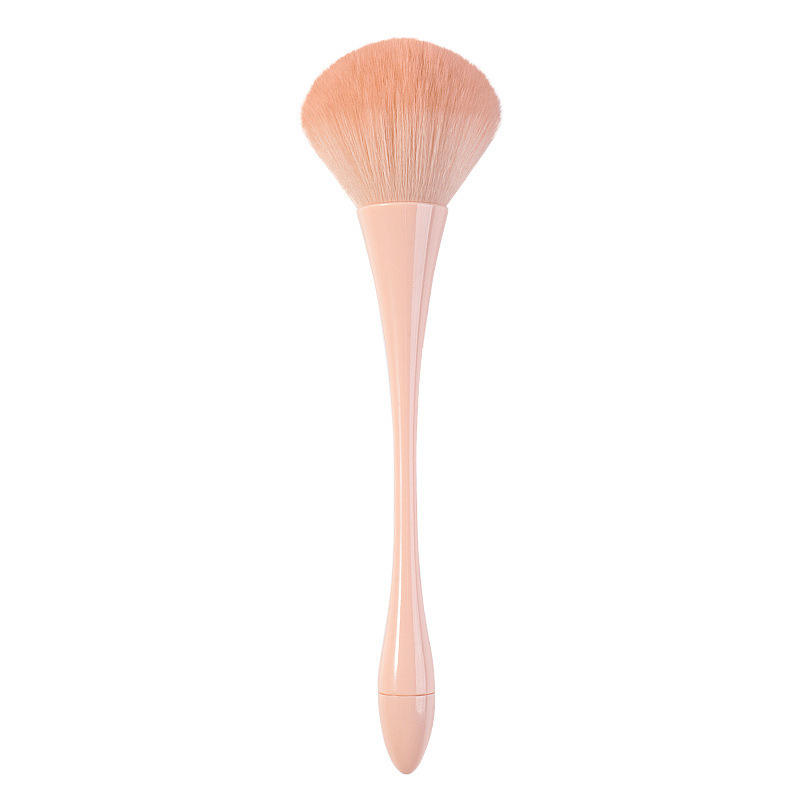 Long-handle Nylon Blush Brush For Nail Cleaning And Makeup Manicure Beauty Accessory For Powder Gel Blush Too
