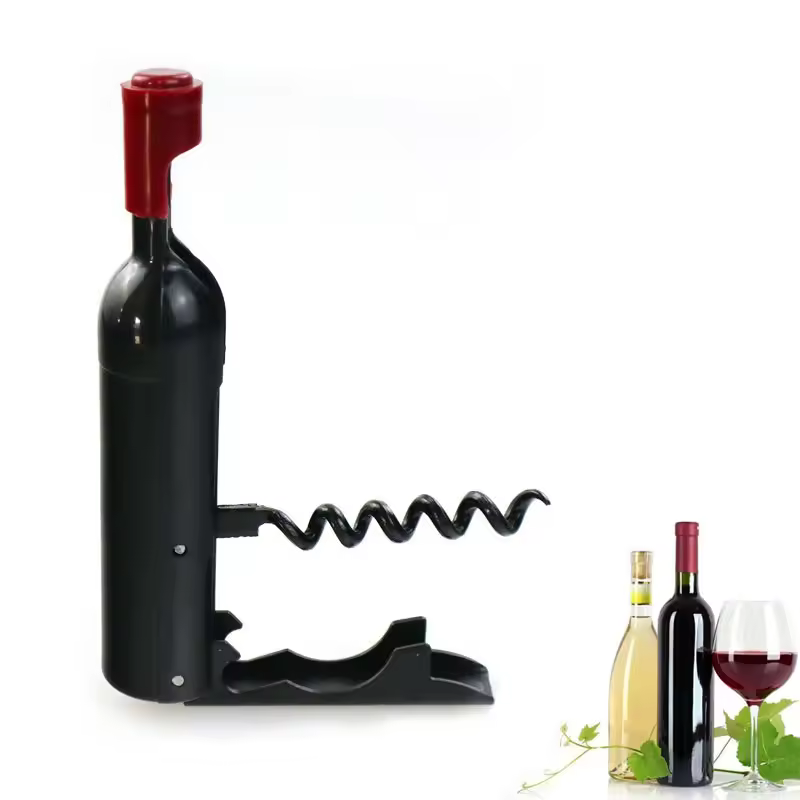 Multifunctional Bottle Opener Personalized Waiters Corkscrew Wine Bottle Shaped Wine Beer Cork Screw Openers
