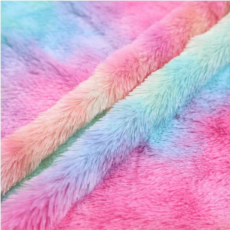 Soft Knitted Tie-Dye Fabric Crafted From 100% Polyester Material