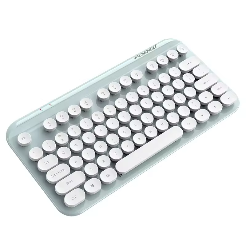 Hoya 78 Keys Retro Typewriter Wireless For Silent Keyboard For Tablet Slim Ultra Thin Design With Usb Receiver New Product