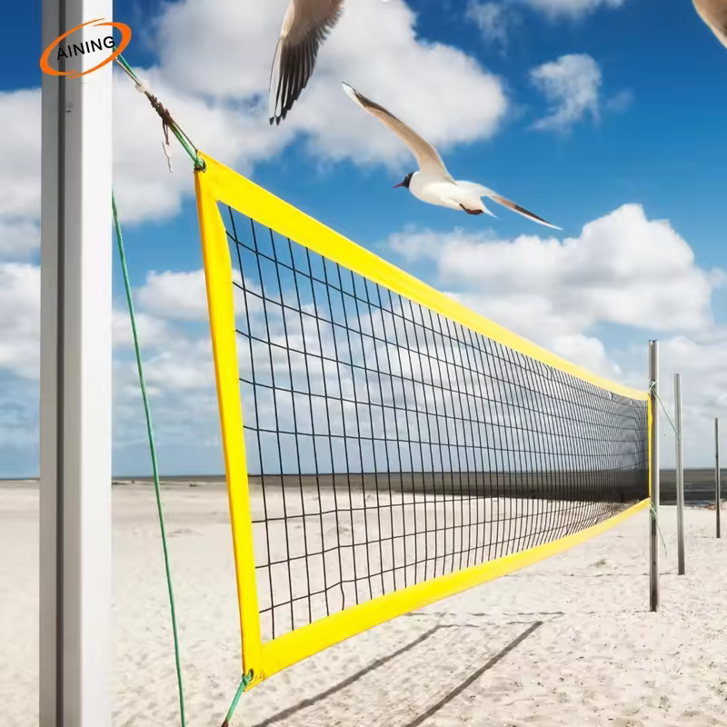 Pe Wholesale Volleyball Net With Reinforcing Wire For Indoor And Outdoor