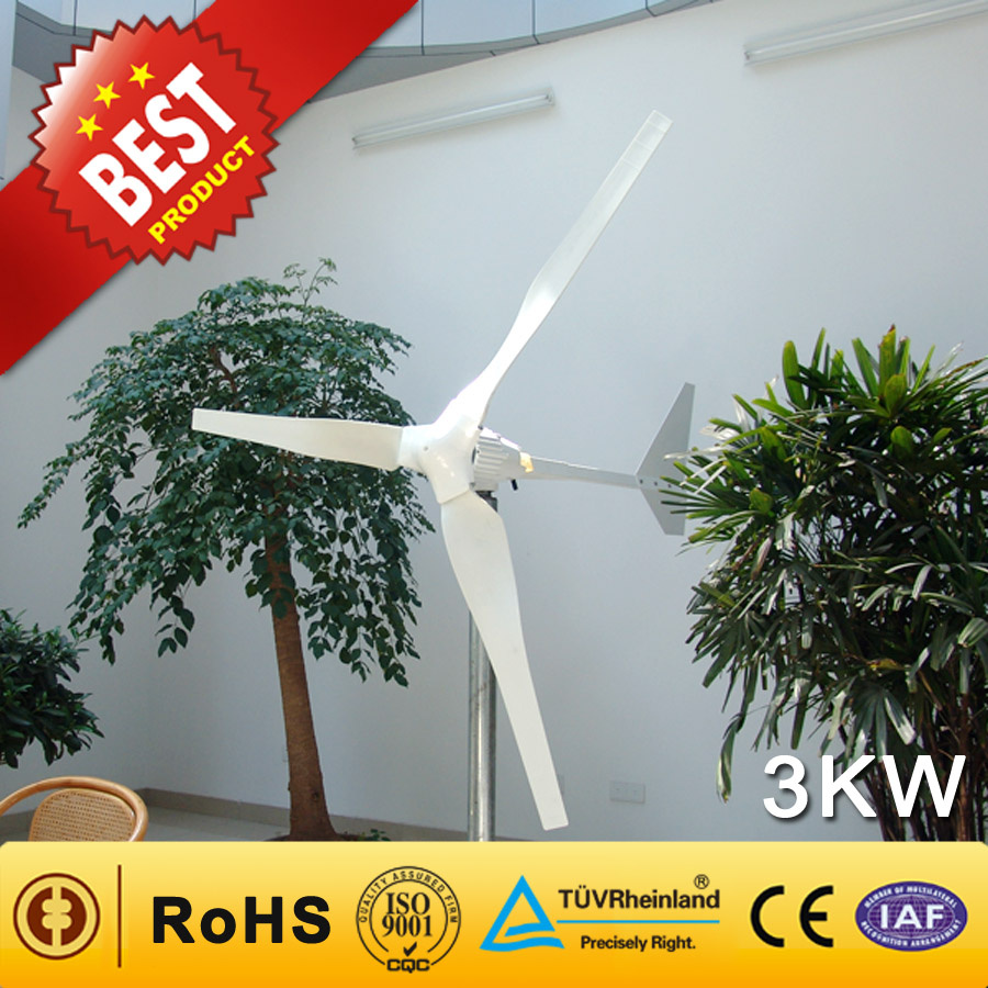 3kw Wind Generator From China Manufacturer (Wind Turbine Generator 90W-300KW) Wind Turbine System Home Use Wind Power Wind Mill
