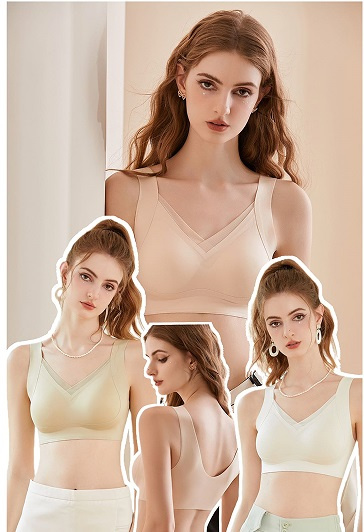 Wholesale Women's High-Quality Bras Simple and Seamless Comfortable Bras for Women