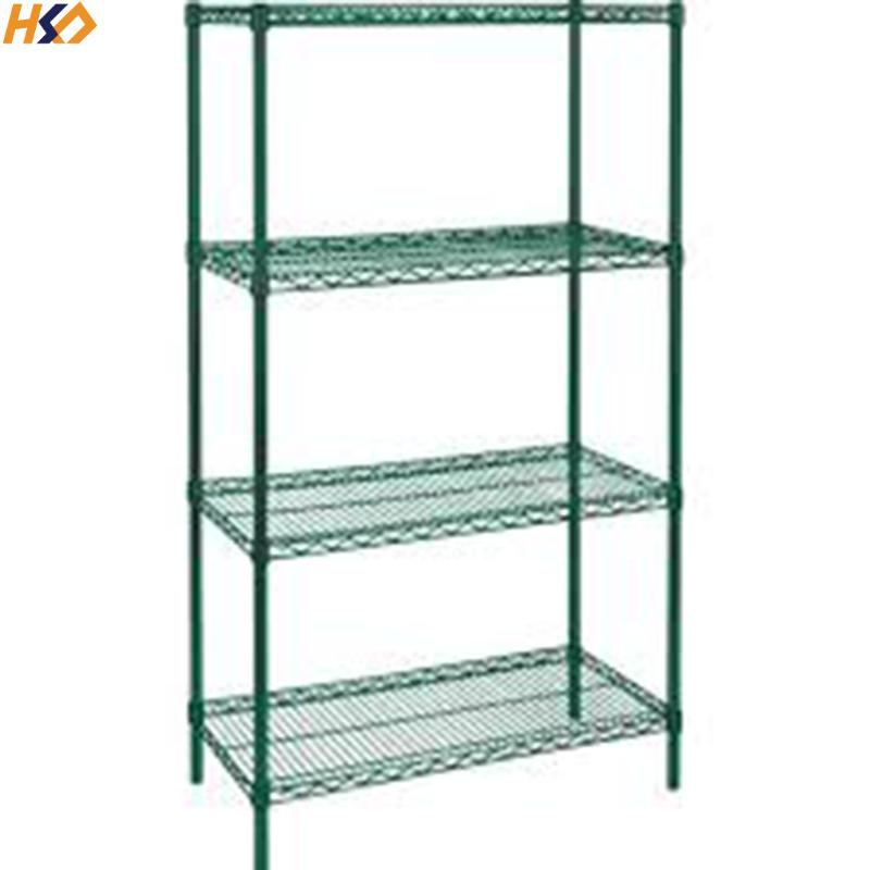 Factory Price Metal Storage Steel Wire Racks Shelving Standing Bathroom Kitchen Shelf