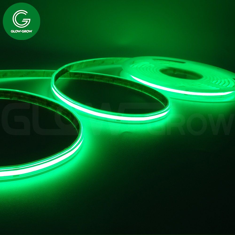 IP67 Outdoor High Quality Silicone Green LED COB Strip Light for Landscape Project Decoration