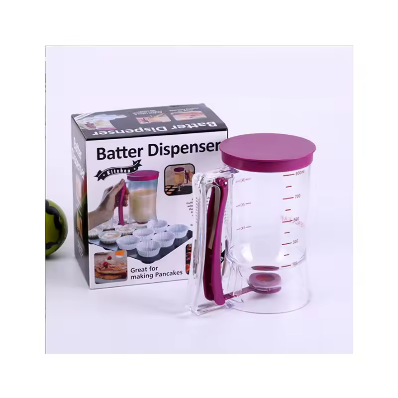 Hot Selling 900ml Pancake Batter Dispenser For Batter Flour Paste Dispenser Funnel Separator Baking Tool