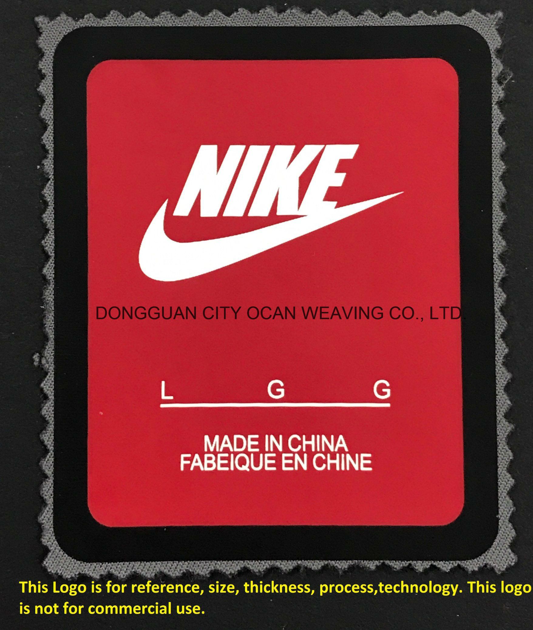 Silicone Heat Transfer Printing Patch Widely Used for Clothing Brand Logo