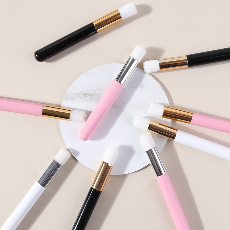 Wholesale Colorful Soft Lash Clean Brush Private Label Eyelash Cleaning Brushes