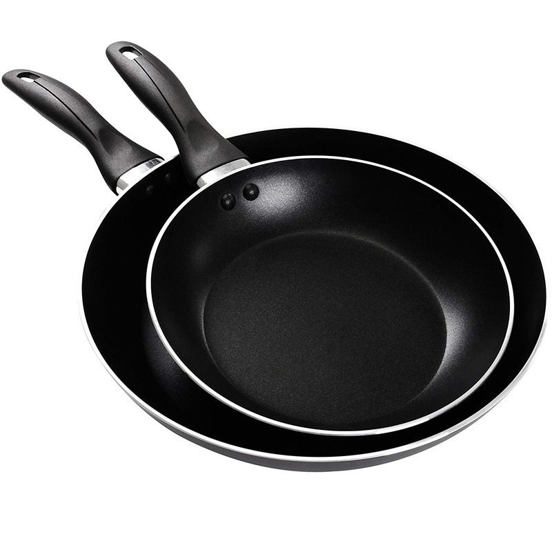 Nonstick Marble Stone Frying Pan Non Stick Granite Kitchenware Cooking Skillet 2PCS Fryingpan Set Nonstick Cookware Fry Pan Set
