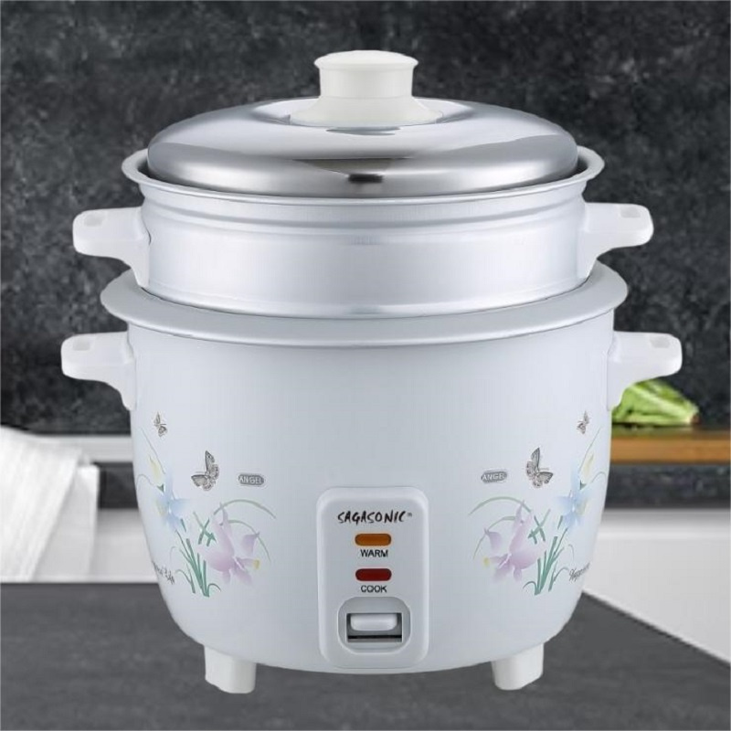 Stocked Products Conventional Electric Rice Cooker with UK Plug 1.8L with Steamer