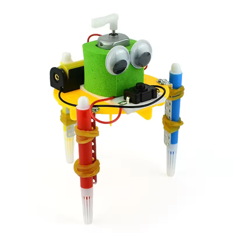 Latest Simple Graffiti Robot Diy Robotic Kits Stem Toys Educational Science Diy Science Kit