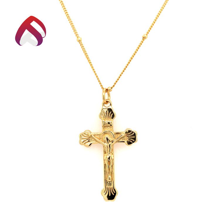 Latest Design Religion Jewelry Cross Jesus Pendant Necklace