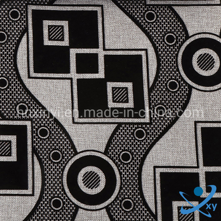 China Supplier 100%Polyester Linen Printed Linen Cotton Fabric for Tablecloth and Curtains