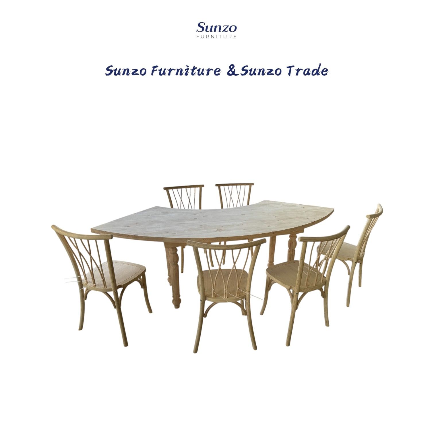 Wholesale S-Shape Serpentine Table for Hotels Dining Outdoor Events and Wedding Furniture