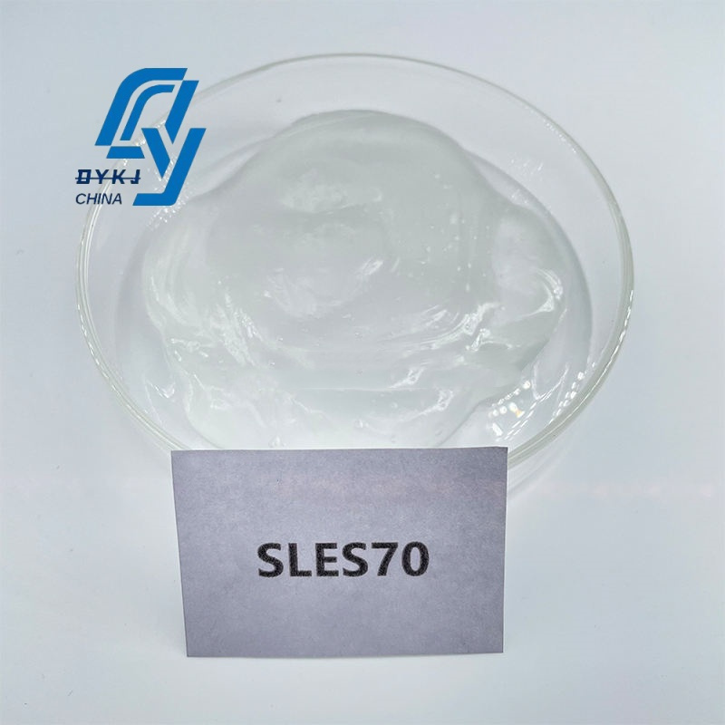 Chemical Raw Materials High-Quality Sodium Lauryl Ether Sulfate 70% SLES 70 Texapon CAS 68585-34-2 for Cosmetic/Liquid Dishwashing/Soap/Shampoo/Detergent