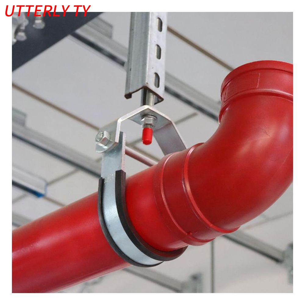 FM UL Seismic Bracing Suspension Clevis Horseshoe Shape Spring Pipe Clamp Hanger