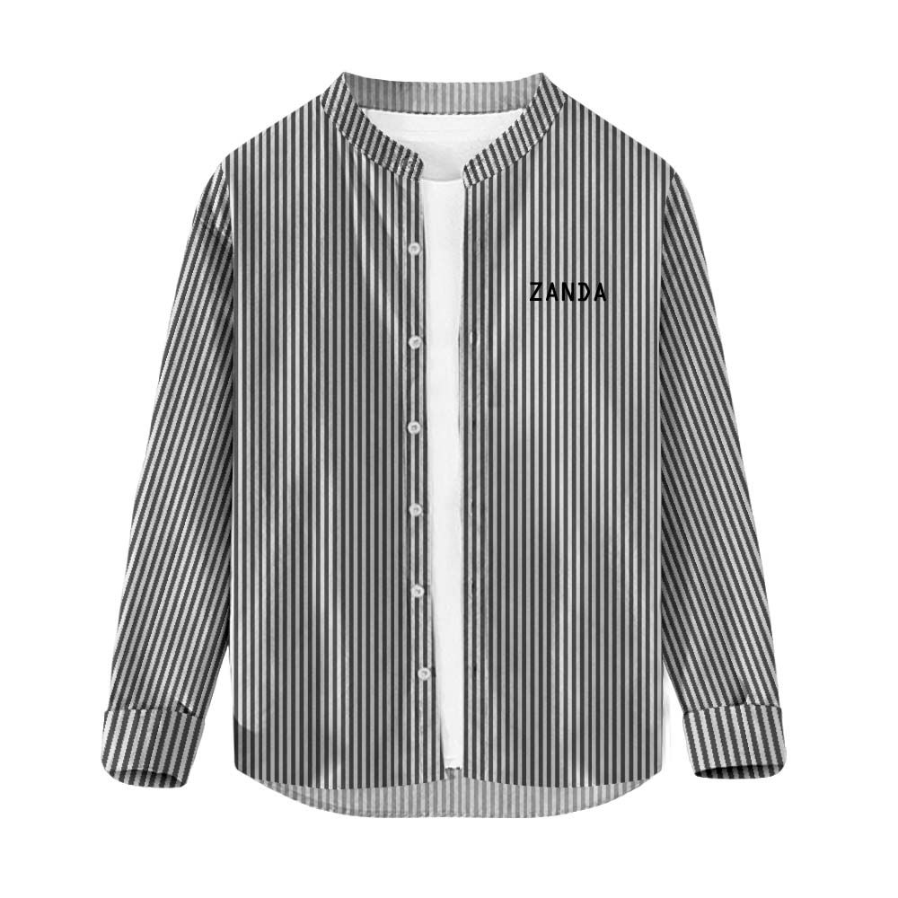 High Quality Oversized Sublimation Long Sleeve Men Shirts