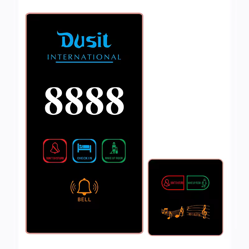 Digital Signage Displays Hotel Room Door Bell System With Dnd,Mur,Room Number