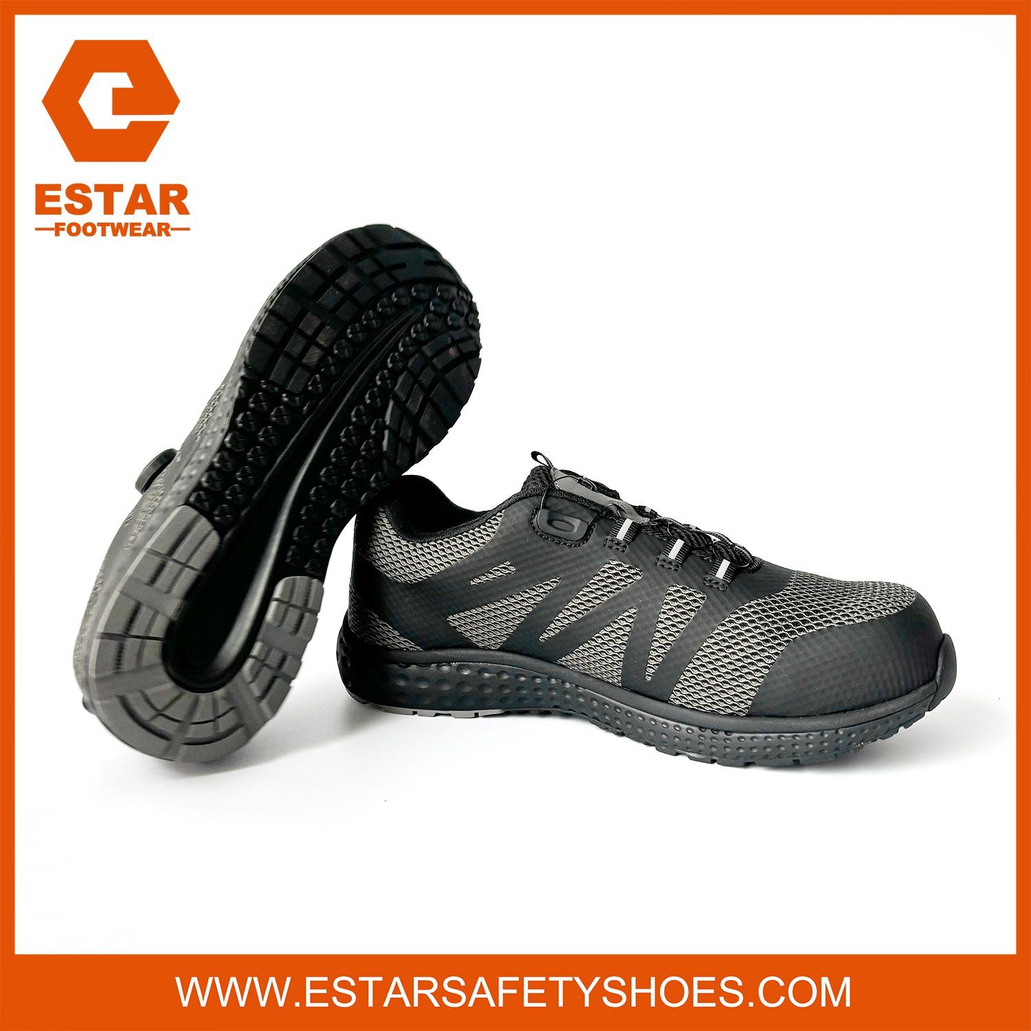 Metal Free Airport Friendly Anti-Slip Boa Lace Fast Release Dielectric Safety Jogger