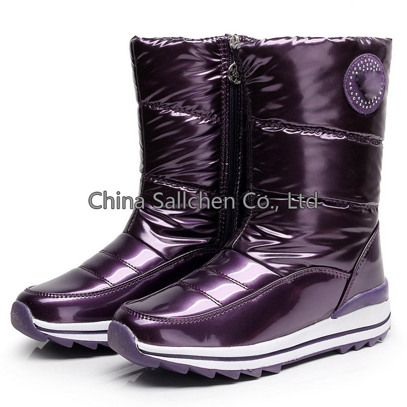 Manufacturer Women's Middle Waterproof and Antiskid Cotton Shoes