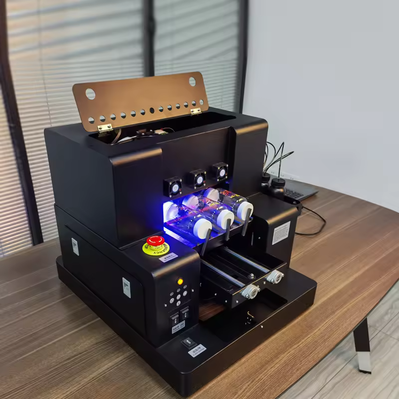 Hot Sale A3 A4 Uv Printer Bottle Printer Phone Cover Golf Ball Pen Uv Ab Film Printing Machine For L805 Xp600 Uv Dtf Printer