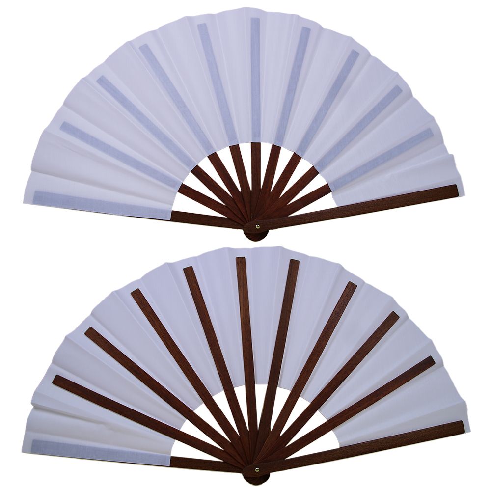 Handcrafted Wooden/Bamboo/Plastic Fans Customizable for Weddings and Special Events