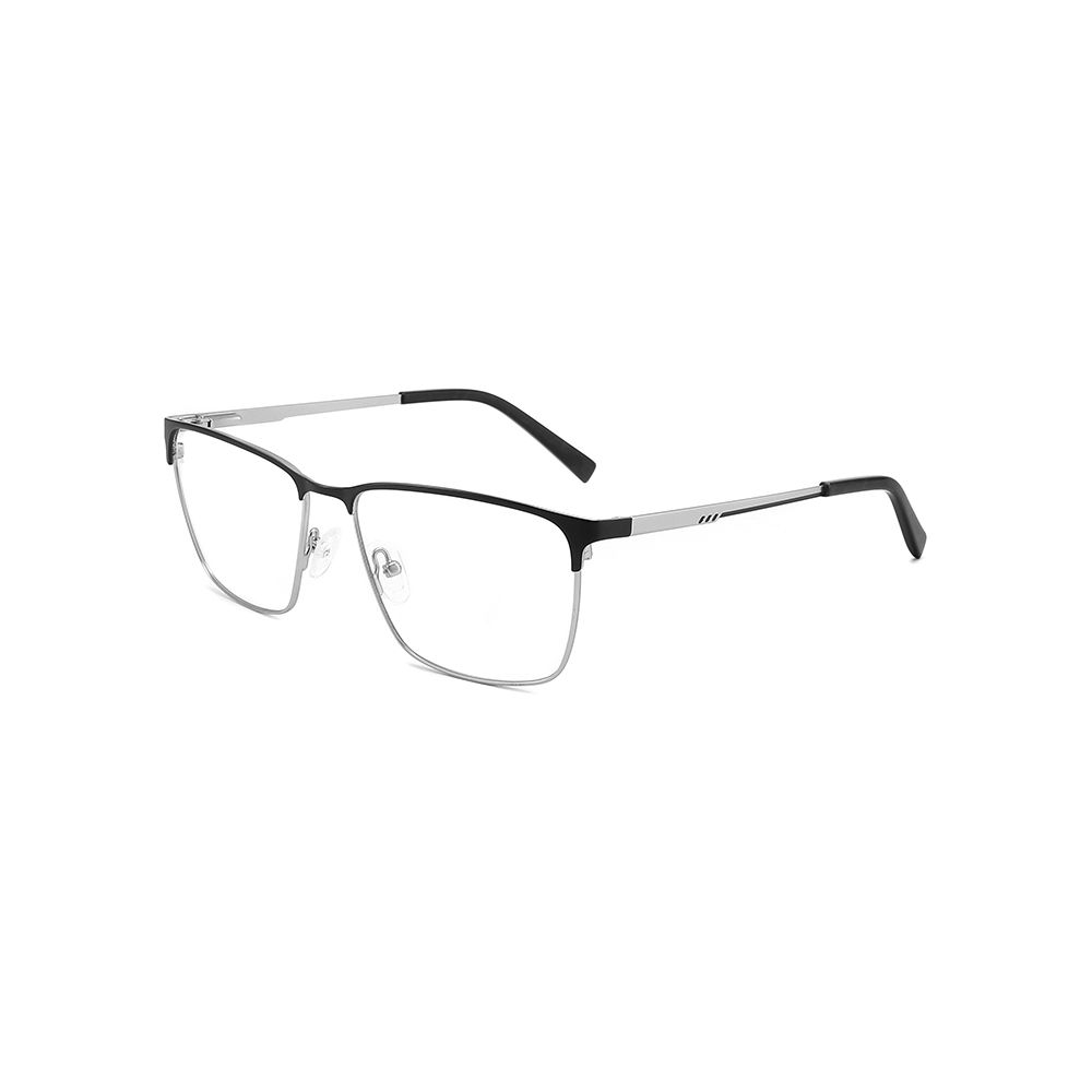 Full Optical Frame Metal Glasses German Stainless Steel Spring Temples Memory Flex Technology