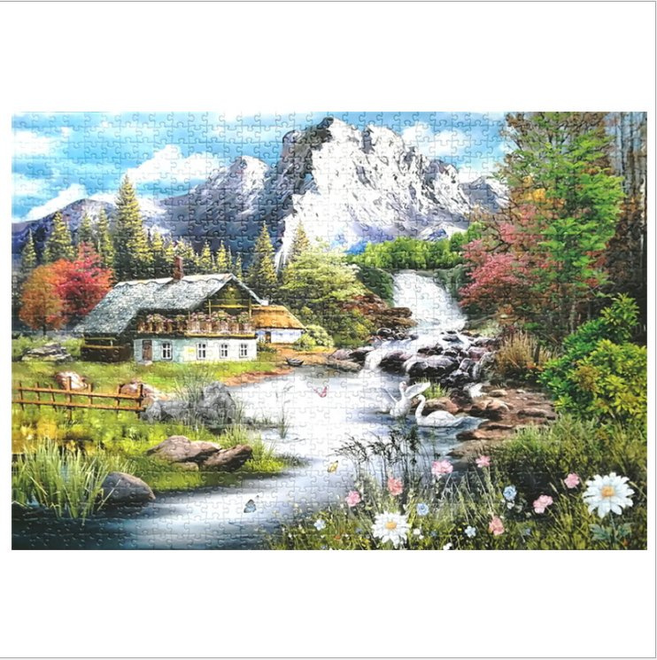 in Stock Rural Painting Jigsaw Puzzle of 500 Piece Adult Paper Puzzle Wholesale