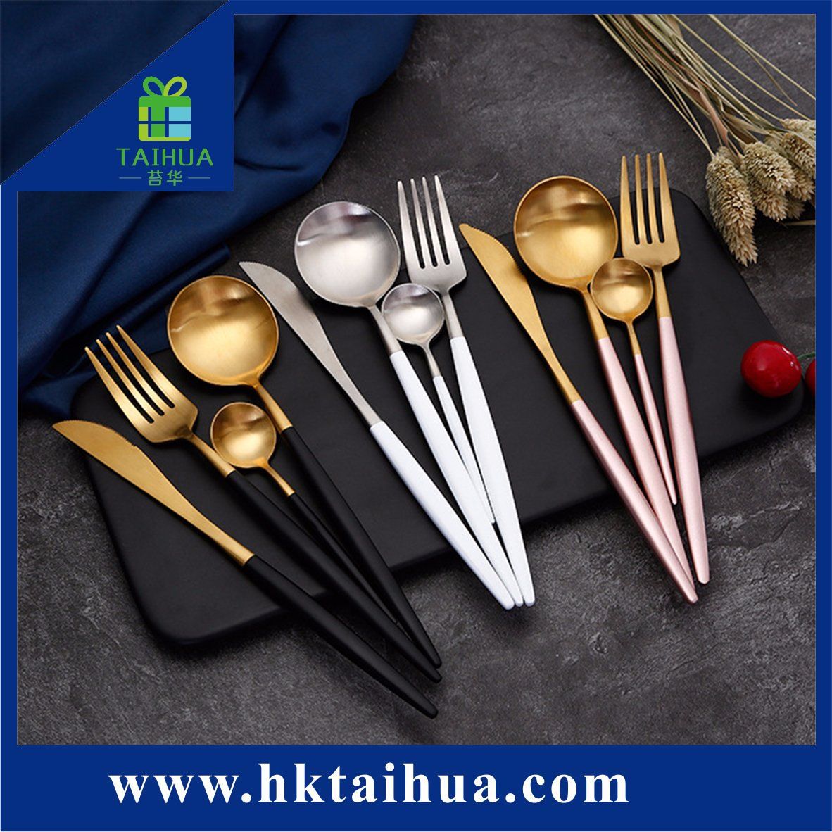Stainless Dinnerware Fork Spoon and Knife Sets Cutlery