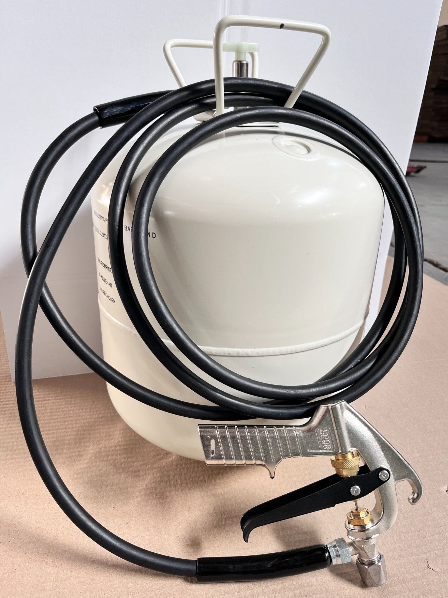 22L Empty Tanks Disposable Foam Tank & Contact Adhesive Canister with Large Siphon