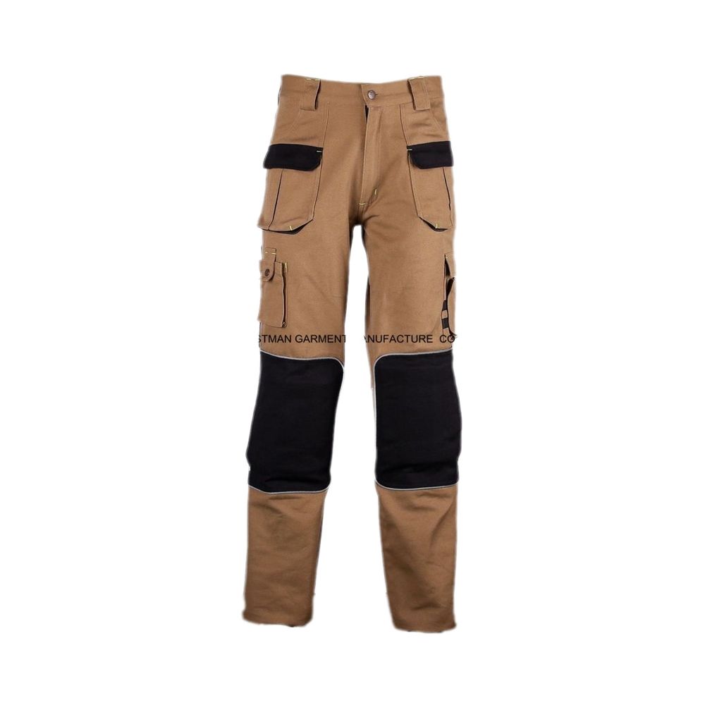 Wholesale Canvas Cargo Pants 100% Cotton Multi Pockets Work Pants